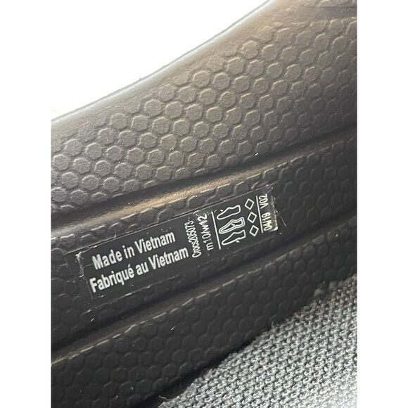 Crocs On The Clock Women's Clog Work Slip-On Rubber US 12 Black Comfort Shoes - Picture 9 of 11